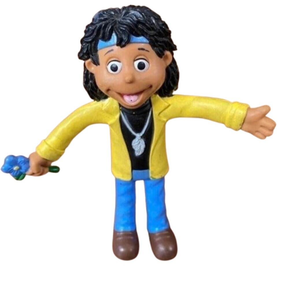 FISHER PRICE Vintage 1994 The Puzzle Place Skye Nakaiye Bendable PVC Figure
